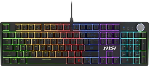 Photo de Clavier Gamer mécanique (Red Switch) MSI Forge GK320 RGB (Noir)