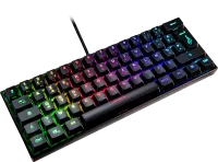 Photo de Clavier Gamer mécanique (Red Switch) Verbatim SureFire KingPin M1 RGB (Noir)