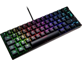 Photo de Clavier Gamer mécanique (Red Switch) Verbatim SureFire KingPin M1 RGB (Noir)