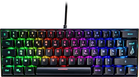 Photo de Clavier Gamer mécanique (Red Switch) Verbatim SureFire KingPin M1 RGB (Noir)