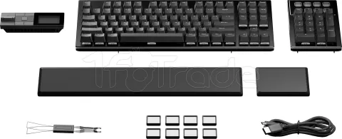 Photo de Clavier Gamer mécanique (Silent Linear) be quiet! Dark Mount RGB (Noir)