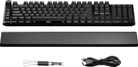 Photo de Clavier Gamer mécanique (Silent Linear) be quiet! Light Mount RGB (Noir)