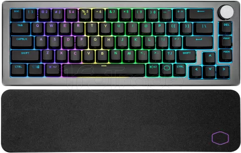 Photo de Clavier Gamer mécanique (TTC Brown) Cooler Master CK721 RGB (Noir/Gris)