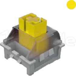 Photo de Clavier Gamer mécanique (Yellow Silent) Mars Gaming MKMiniPro RGB (Noir)