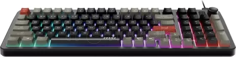 Photo de Clavier Gamer MSI Forge GK110 RGB (Noir)