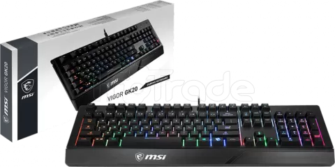 Photo de Clavier Gamer MSI Vigor GK20 RGB (Noir)