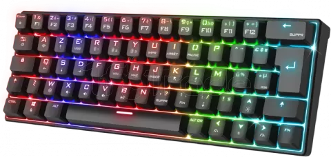 Photo de Clavier Gamer sans fil Bluetooth mécanique (Red Switch) Spirit of Gamer Xpert K200 TKL RGB (Noir)