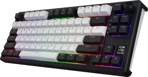 Photo de Clavier Gamer sans fil magnétique (Hator Aurum Linear) Hator Skyfall 80 Mag Ultima 8K TKL RGB (Noir)