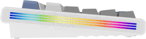 Photo de Clavier Gamer sans fil mécanique (BSON Lavender) 1stPlayer Neo108 ARGB (Bleu/blanc)