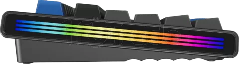 Photo de Clavier Gamer sans fil mécanique (BSON Lavender) 1stPlayer Neo108 ARGB (Noir/Bleu)