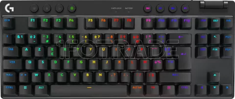 Photo de Clavier Gamer sans fil mécanique (GX Tactile) Logitech G Pro X TKL (Noir)