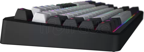 Photo de Clavier Gamer sans fil mécanique (Hator Aurum Linear) Hator Rockfall 3 TKL RGB (Noir)