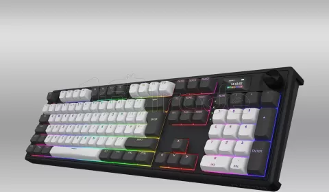 Photo de Clavier Gamer sans fil mécanique (Hator Aurum Linear) Hator Skyfall 100 Pro RGB (Noir)