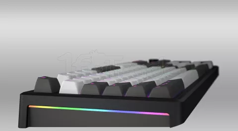 Photo de Clavier Gamer sans fil mécanique (Hator Aurum Linear) Hator Skyfall 100 Pro RGB (Noir)