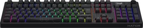 Photo de Clavier Gamer sans fil mécanique (Hator Aurum Linear) Hator Skyfall 100 Pro RGB (Noir)