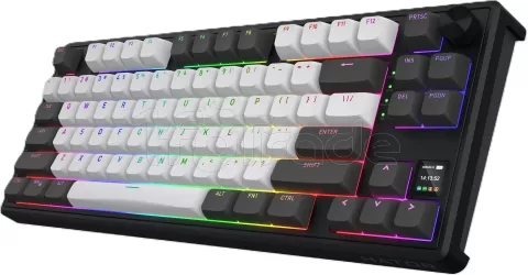 Photo de Clavier Gamer sans fil mécanique (Hator Aurum Linear) Hator Skyfall 80 Pro TKL RGB (Noir)