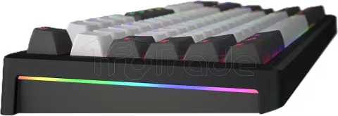 Photo de Clavier Gamer sans fil mécanique (Hator Aurum Linear) Hator Skyfall 80 Pro TKL RGB (Noir)