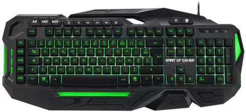 Photo de Clavier Gamer Spirit of Gamer Elite-K20 RGB (Noir)