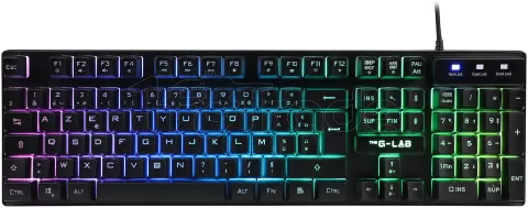 Photo de Clavier Gamer The G-Lab Keyz Caesium RGB (Noir)