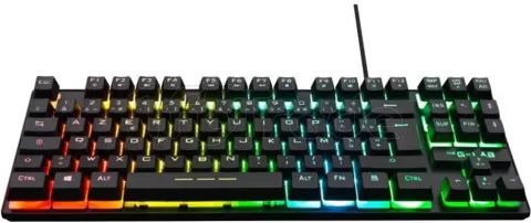 Photo de Clavier Gamer The G-Lab Keyz Caesium TKL RGB (Noir)