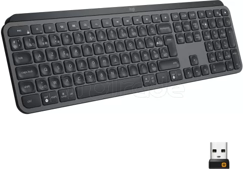 Photo de Clavier sans fil Bluetooth Logitech MX Keys (Noir)