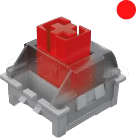 Photo de Clavier sans fil Bluetooth mécanique (Outemu SQ Pro Red) Mars Gaming MK Cloud RGB (Rose)