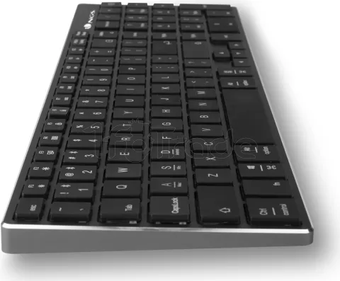 Photo de Clavier sans fil Bluetooth NGS Fortune-BT (Noir/Gris)