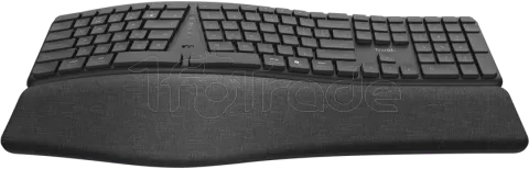 Photo de Clavier sans fil  Trust Keyra (Noir)