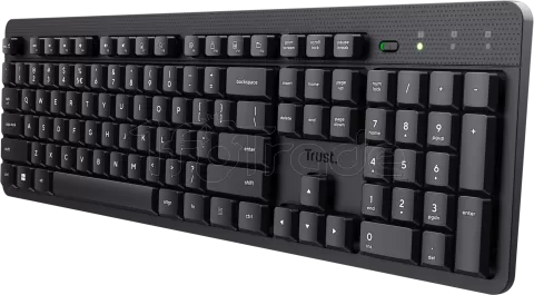 Photo de Clavier sans fil Trust Ody II (Noir)