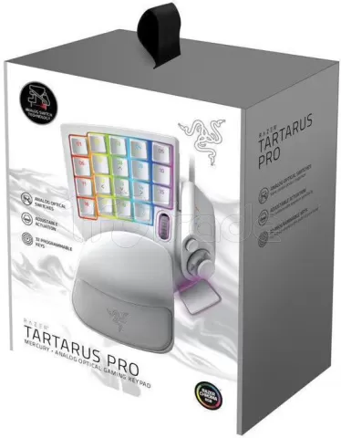 Photo de Clavier/PadGamer Razer Tartarus Pro RGB (Blanc)
