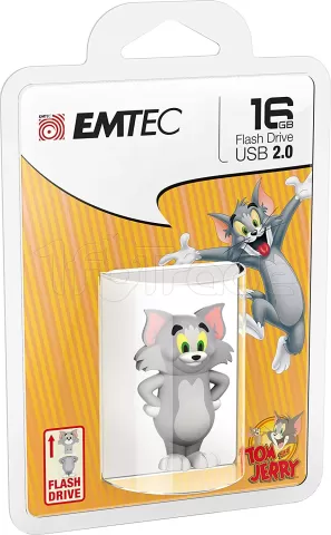 Photo de Clé USB 2.0 Emtec HB102 Hanna Barbera Tom - 16Go (Gris)