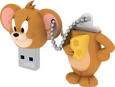 Photo de Clé USB 2.0 Emtec HB103 Hanna Barbera Jerry - 16Go (Marron)