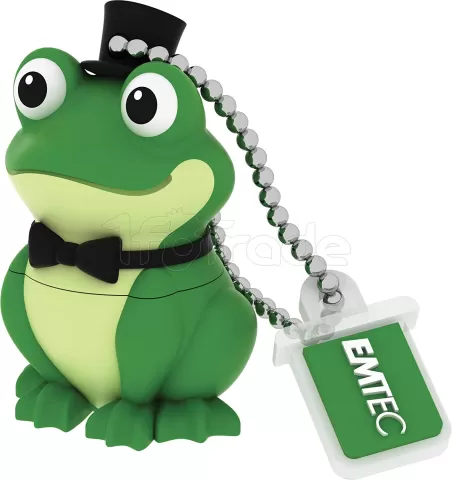 Photo de Clé USB 2.0 Emtec M339 Crooner Frog - 16Go (Vert)