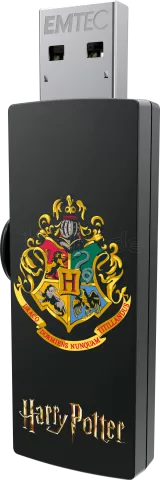 Photo de Clé USB 2.0 Emtec M730 Harry Potter Poudlard - 32Go (Noir)