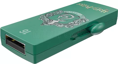 Photo de Clé USB 2.0 Emtec M730 Harry Potter Serpentard - 16Go (Vert)