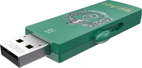 Photo de Clé USB 2.0 Emtec M730 Harry Potter Serpentard - 16Go (Vert)