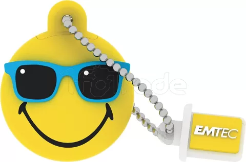 Photo de Clé USB 2.0 Emtec SW108 Smiley World Mister Hawaii - 16Go (Jaune)