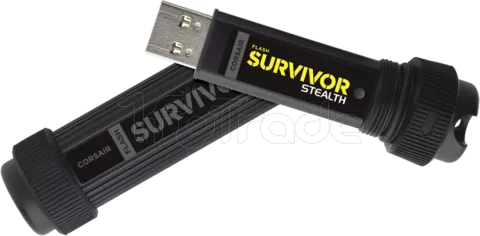 Photo de Clé USB 3.0 Corsair Flash Survivor Stealth - 128Go (Noir)