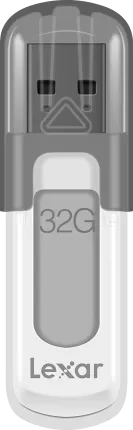 Photo de Clé USB 3.0 Lexar JumpDrive V100 - 32Go (Gris)