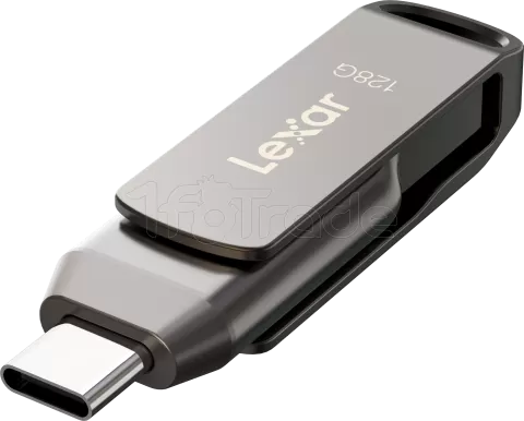 Photo de Clé USB 3.1 Lexar JumpDrive D400 - 128Go (Gris)