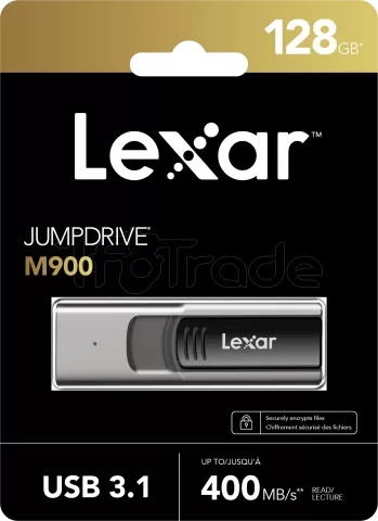 Photo de Clé USB 3.1 Lexar JumpDrive M900 - 128Go (Noir)