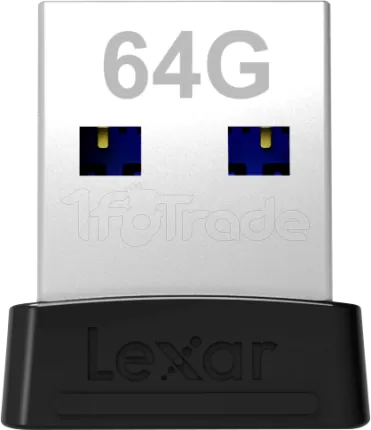 Photo de Clé USB 3.1 Lexar JumpDrive S47 - 64Go (Noir)
