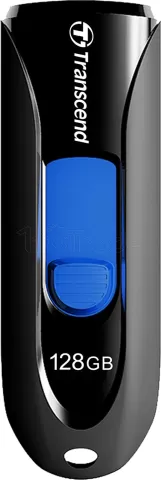 Photo de Clé USB 3.1 Transcend JetFlash 790 - 128Go (Noir/Bleu)