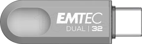 Photo de Clé USB 3.2 Emtec Dual D280 - 32Go (Gris)