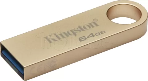 Photo de Clé USB 3.2 Kingston DataTraveler SE9 G3 - 64Go (Or)