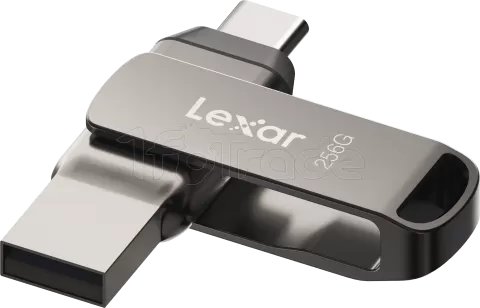 Photo de Clé USB 3.2 Lexar JumpDrive D400 - 256Go (Gris)