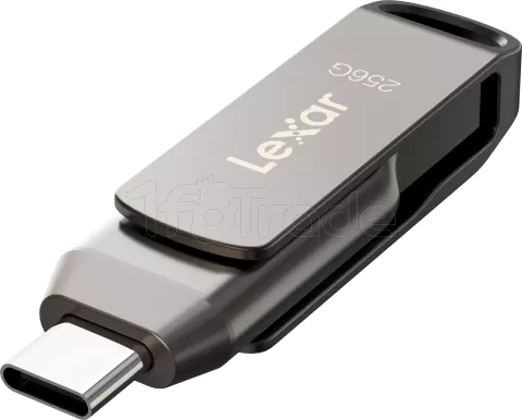 Photo de Clé USB 3.2 Lexar JumpDrive D400 - 256Go (Gris)