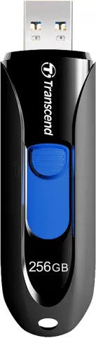 Photo de Clé USB 3.2 Transcend JetFlash 790 - 256Go (Noir/Bleu)