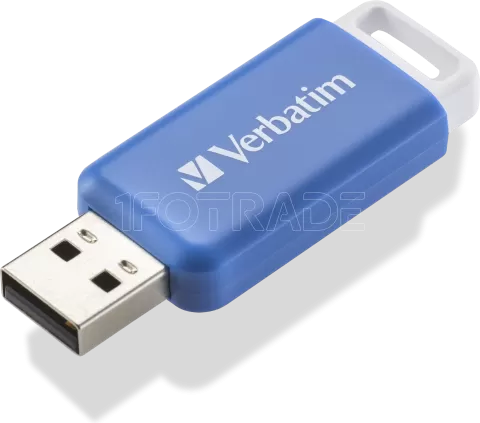 Photo de Clé USB-A 2.0 Verbatim DataBar - 64Go (Bleu)