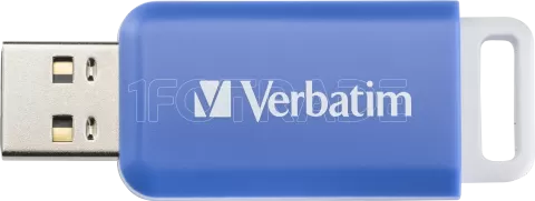 Photo de Clé USB-A 2.0 Verbatim DataBar - 64Go (Bleu)